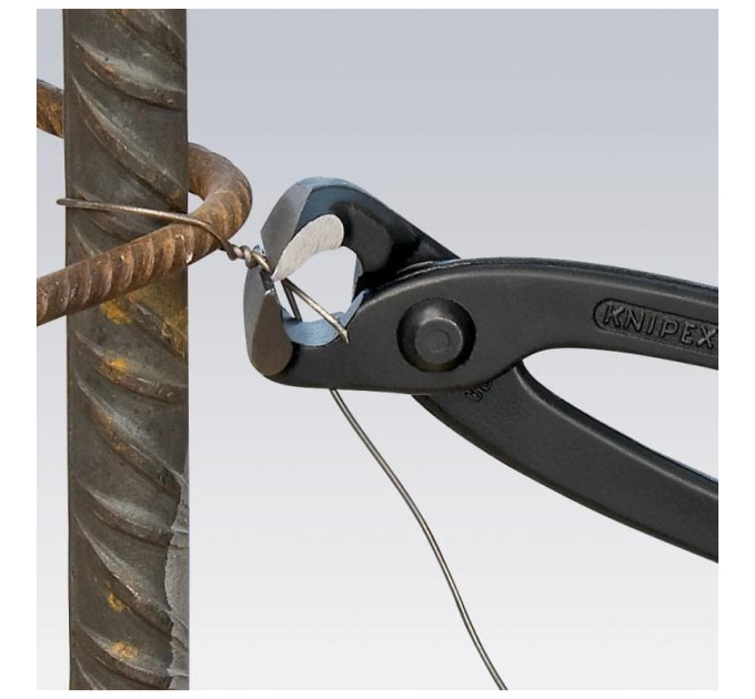 Клещи арматурные Ø2,4мм KNIPEX 99 04 220, (23мм), оцинкованные