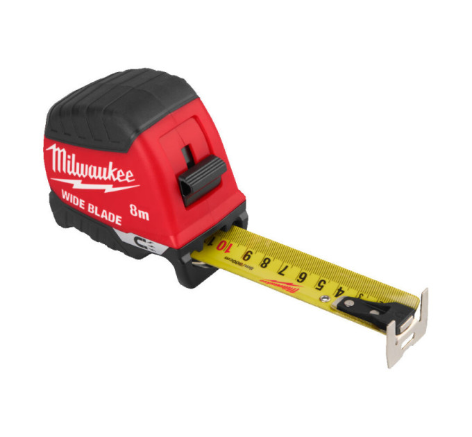 Рулетка магнитная WIDE BLADE MAGNETIC MILWAUKEE (Gen2), 8м (35мм)