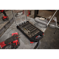 Набір мітчиків та плашок Metric PACKOUT MILWAUKEE (38шт)