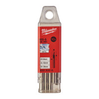 Свердло по металу HSS-G MILWAUKEE DIN1897, Ø4,8х62х26мм, коротке, (10шт)