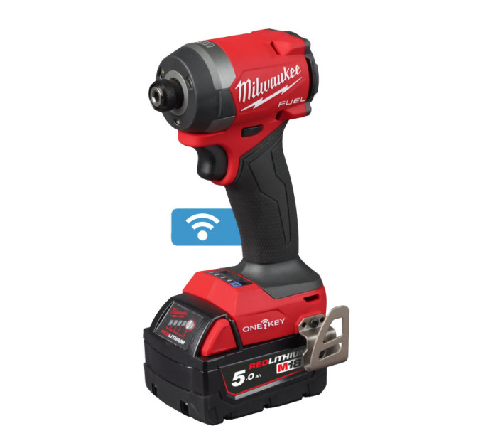 Шуруповерт ударний акумуляторний безщітковий MILWAUKEE (226Нм) M18 ONEID3-502X (ЗУ+2аккХ5Ач+HDкейс)