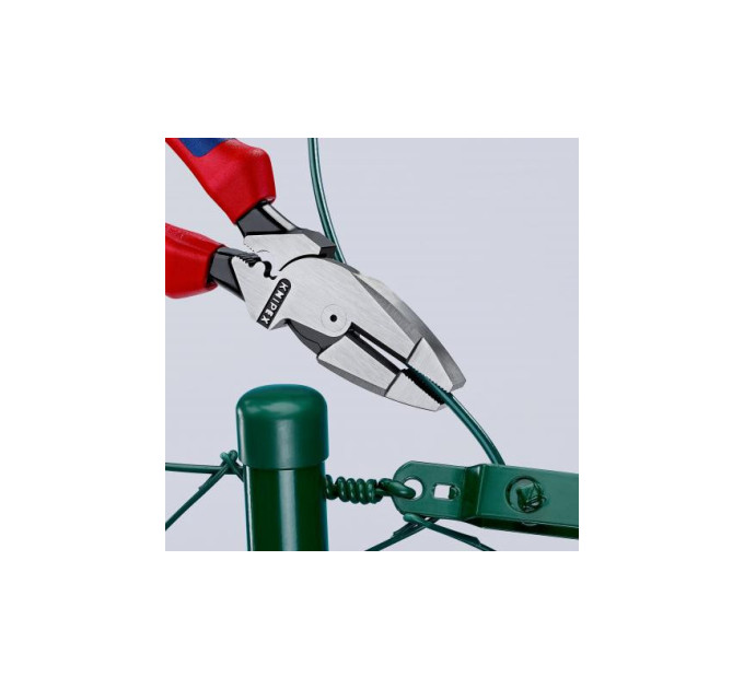 Плоскогубцы особой мощности "Lineman's Pliers" Ø4,6мм, 240мм KNIPEX 09 05 240, хромированные
