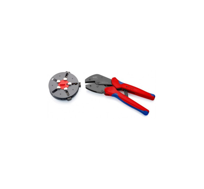 Клещи обжимные со сменными матрицами Knipex MultiCrimp® вороненые 250 мм Knipex 97 33 01