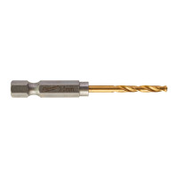 Свердло по металу RedHEX SHOCKWAVE™ HSS-TiN MILWAUKEE, Ø3,0х65х23мм, (10шт)