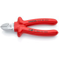 Кусачки боковые (бокорезы), Ø4,0мм, 160мм VDE KNIPEX 70 07 160, хромированные