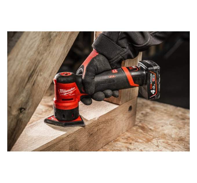 Шлифмашина вибрационная аккумуляторная бесщёточная MILWAUKEE M12 FDSS-0B (каркас)
