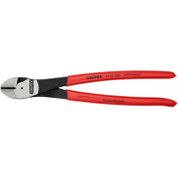 Кусачки боковые (бокорезы) особой мощности, 12°, Ø4,6мм, 250мм KNIPEX 74 21 250, фосфатированные