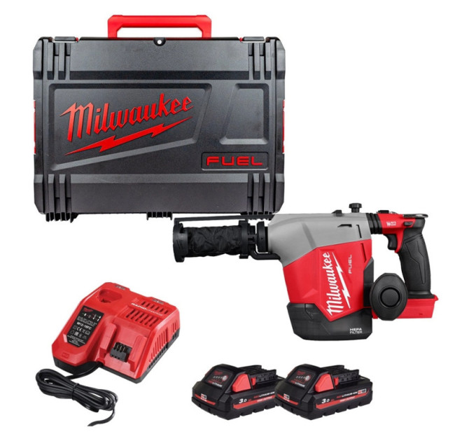 Перфоратор аккумуляторный бесщёточный SDS-PLUS MILWAUKEE M18 FHAFOH16-302X (2,3 Дж)(ЗУ+2Х3Ач+HDкейс)