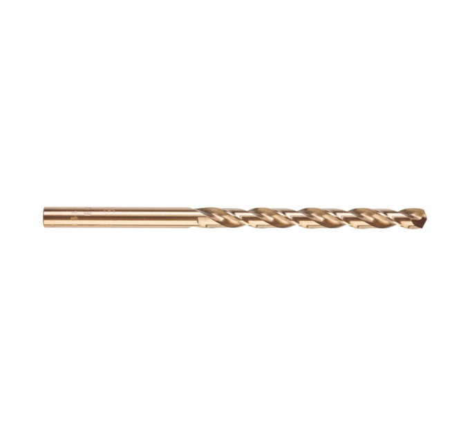 Сверло по металлу HSS-Co MILWAUKEE, DIN338, Ø4,8х86х52мм, (10шт)