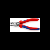 Пассатижи (плоскогубцы) комбинированные Ø12,0мм, 180мм KNIPEX 03 02 180, фосфатированные