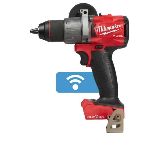 Дрель-шуруповёрт аккумуляторная бесщёточная ударная MILWAUKEE M18 ONEPD2-0X (135Нм) (каркас+HDкейс)