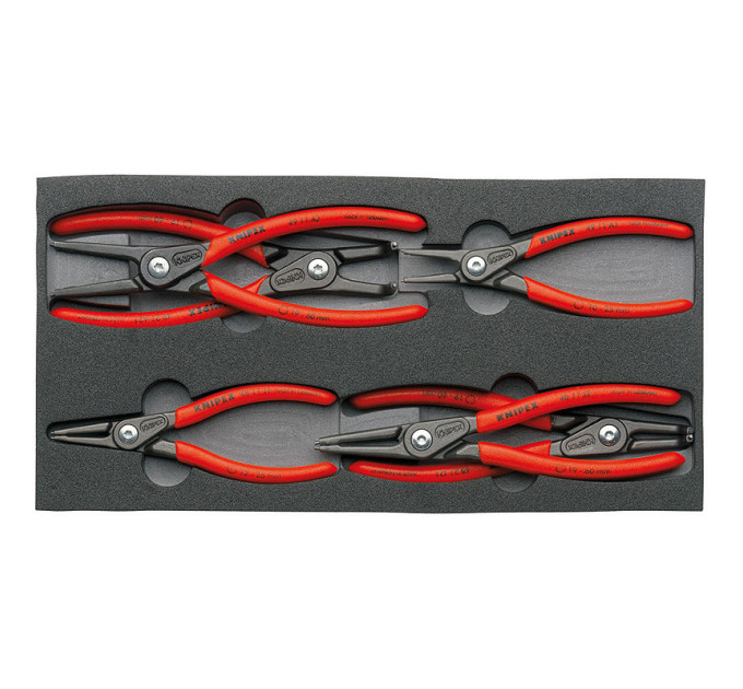 Набор прецизионных щипцов "SRZ" для стопорных колец KNIPEX 00 20 01 V02, (6шт)