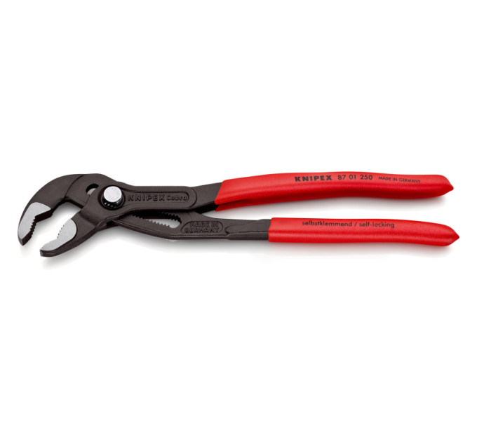 Клещи сантехнические переставные высокотехнологические, Ø50мм Cobra KNIPEX 87 01 250 SB, фосфат