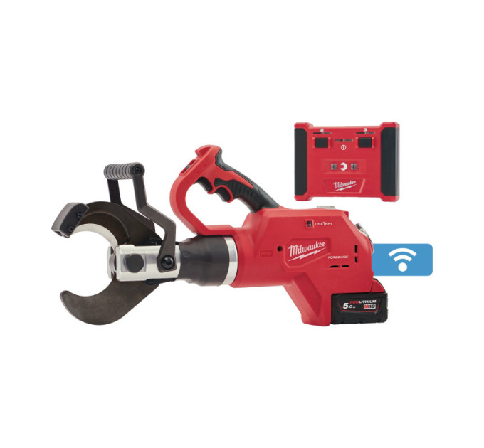 Кабелерез гидравлический аккумуляторный (подземный) MILWAUKEE M18 HCC75R-502C ONE-KEY(ЗУ+2Х5Ач+кейс)