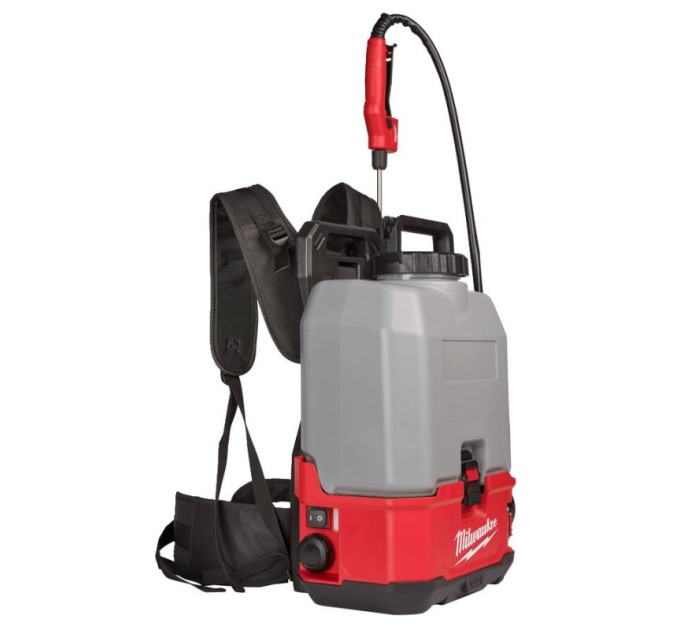 Опрыскиватель аккумуляторный ранцевый MILWAUKEE M18 BPFP-CCST SWITCH TANK™ емкость для бетона