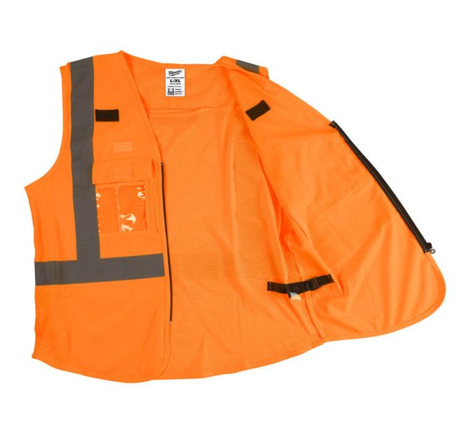 Жилет сигнальный оранжевый MILWAUKEE L/XL
