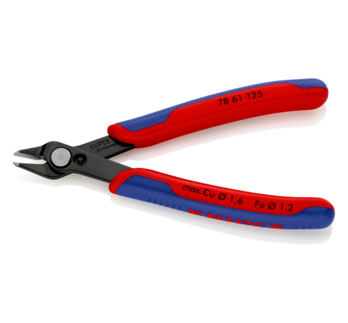 Кусачки Electronic Super Knips Ø1,6мм, 125мм KNIPEX 78 61 125 SB (в блистере)