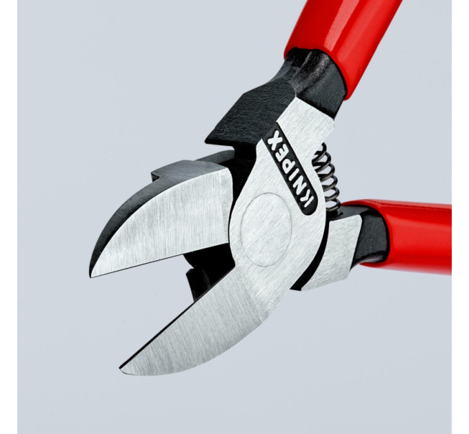 Кусачки боковые (бокорезы) для пластмассы, 140мм KNIPEX 72 01 140, фосфатированные