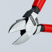 Кусачки боковые (бокорезы) для пластмассы, 140мм KNIPEX 72 01 140, фосфатированные