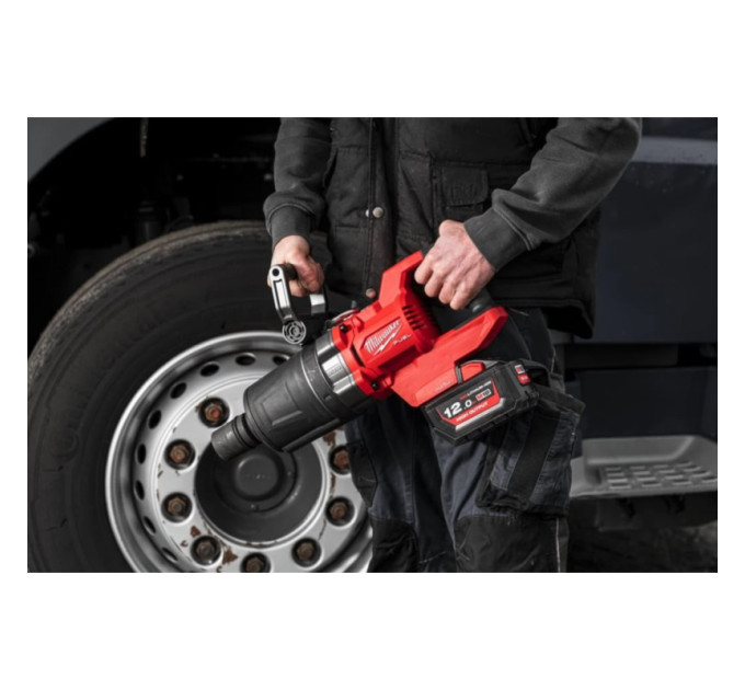 Гайковерт акумуляторний безщітковий MILWAUKEE 1'' (2711Нм) M18 ONEFHIWF1DS-121C, з кільцем (ЗУ+1ак.)