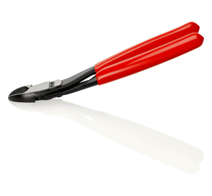 Кусачки боковые (бокорезы) особой мощности, 12°, Ø4,6мм, 250мм KNIPEX 74 21 250, фосфатированные