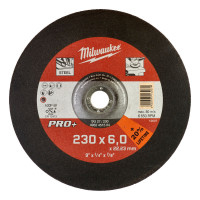 Диск зачистной по металлу MILWAUKEE, SG 27/230х6 PRO+, Ø230мм