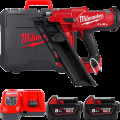 Пистолет гвоздезабивной аккумуляторный бесщёточный MILWAUKEE M18 FFNS-502C (50-90мм)(ЗУ+2Х5Ач+кейс)