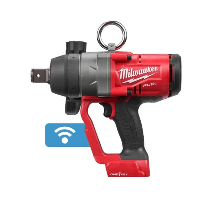 Гайковерт аккумуляторный бесщеточный MILWAUKEE 1'' (2400Нм) M18 ONEFHIWF1-0X, с кольцом (каркас)