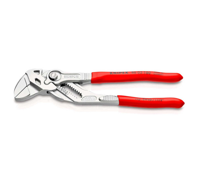 Клещи переставные-гаечный ключ, Ø40мм KNIPEX 86 03 180, хромированные
