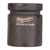 Головка ударная для ж/д креплений ShW 1'' 4гр. STD MILWAUKEE, 22х29мм