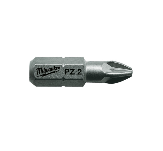 Бита MILWAUKEE, PZ2, 25мм, (25 шт)