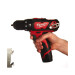 Дриль-шуруповерт акумуляторна ударна MILWAUKEE M12 BPD-202X (30 Нм) (ЗУ+2ак.Х2Ач+кейс)