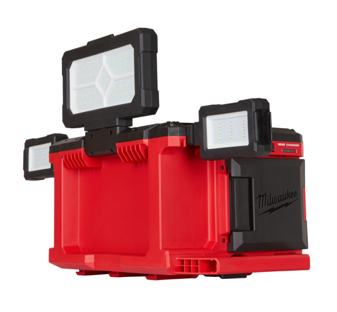 Зарядное устройство/фонарь MILWAUKEE PACKOUT M18 POALC-0