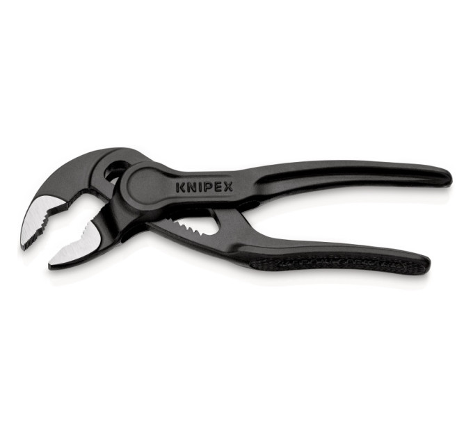 Клещи сантехнические переставные высокотехнологические, Ø28мм Cobra KNIPEX XS 87 00 100 BK, фосфат