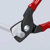 Ножницы для резки кабелей Ø15мм / 50мм², 160мм KNIPEX, 95 11 160 SB, фосфатированные