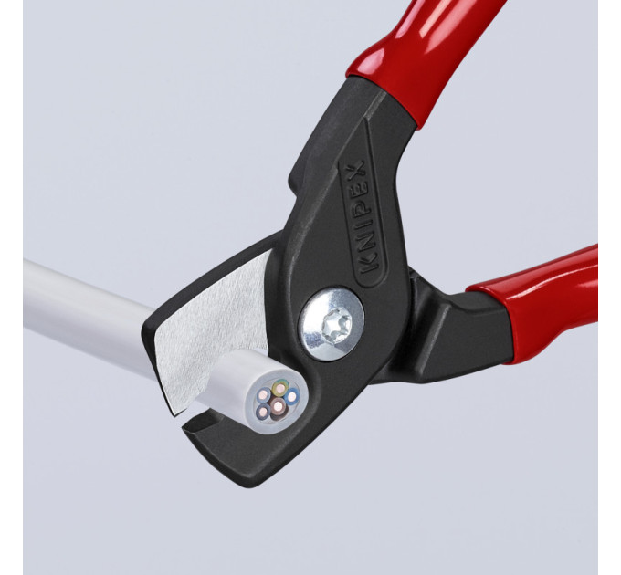 Ножницы для резки кабелей Ø15мм / 50мм², 160мм KNIPEX, 95 11 160 SB, фосфатированные