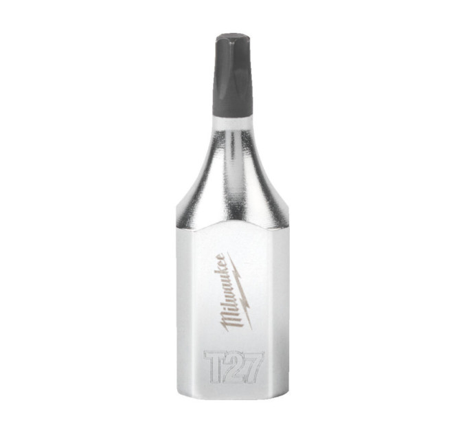 Головка торцевая хромированная ⅜″ MILWAUKEE с битой TORX, TX27