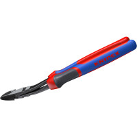 Кусачки боковые (бокорезы) особой мощности, 12°, Ø4,6мм, 250мм KNIPEX 74 22 250, фосфатированные