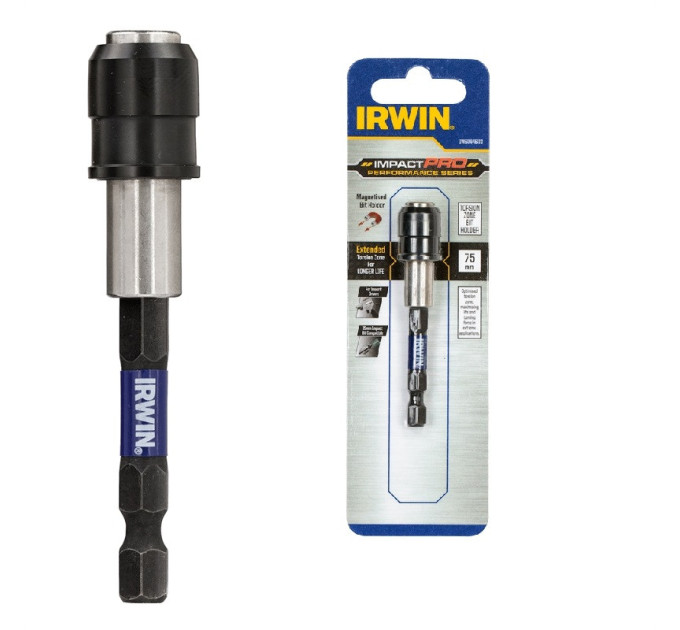 Держатель бит 75мм, Magnetic Torsion IMPACT PRO, IRWIN
