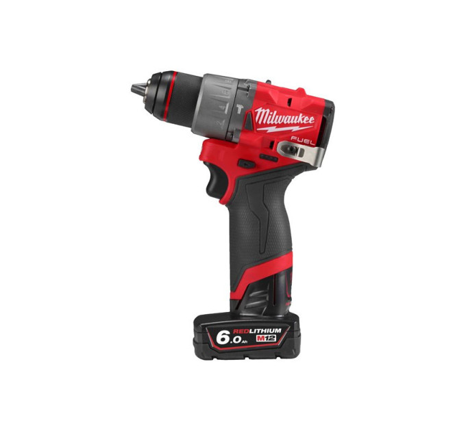 Дриль-шуруповерт акумуляторна безщіткова ударна MILWAUKEE M12 FPD2-602X (45 Нм)(ЗУ+2Х6Ач+HDкейс)