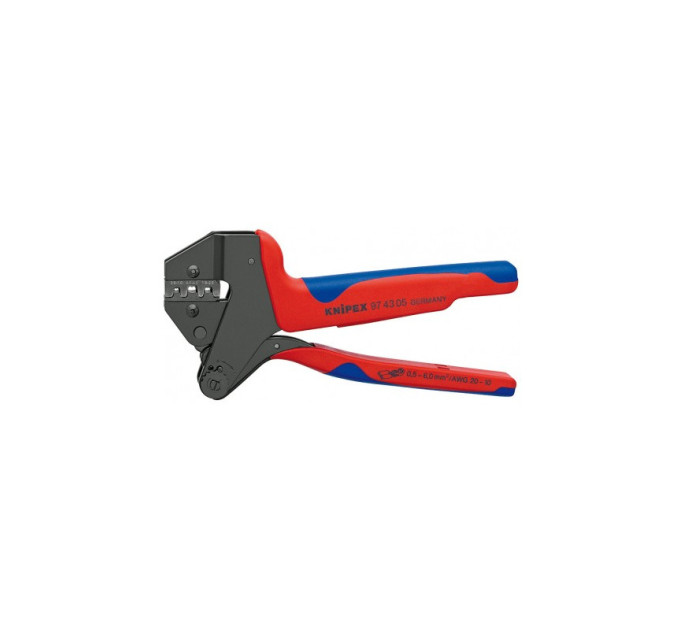 Инструмент опресовочний системный KNIPEX 97 43 05 (для сменных матриц), фосфатированный