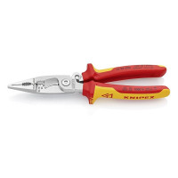 Клещи многофункциональные для електромонтажных работ KNIPEX 13 96 200, хромированные