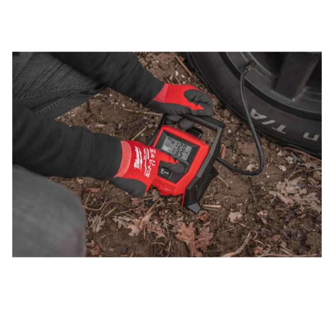 Компрессор аккумуляторный для накачки колес MILWAUKEE M12 BI-0 (каркас)