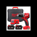 Дриль-шуруповерт акумуляторна безщіткова ударна MILWAUKEE M18 BLPDRC-502C (60Нм) (ЗУ+2Х5Ач+кейс)