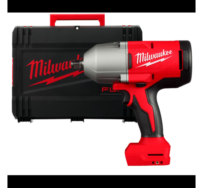 Гайковерт акумуляторний безщітковий MILWAUKEE 1/2" (1627 Нм) M18 BLHIWF12-0X, з кільцем (каркас)