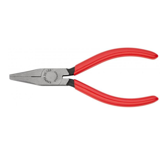 Плоскогубцы с гладкими губками, 125мм KNIPEX 20 01 125, фосфатированные
