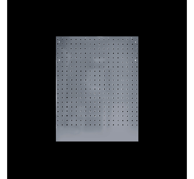 Панель перфорированная серая задняя угловая 1075 x 24 x 798