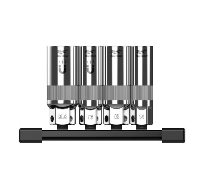Набор свечных головок MILWAUKEE 3/8" 14-21 мм (4шт)