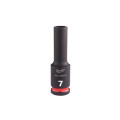 Головка ударная ShW 3/8'' SKT MILWAUKEE, удлиненная, 7мм