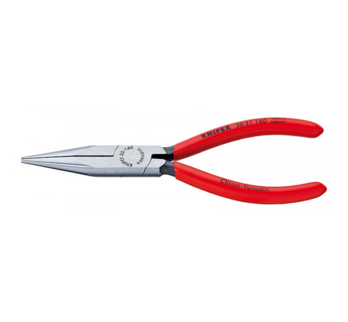 Длинногубцы-круглогубцы 140мм, KNIPEX 30 21 140, фосфатированные
